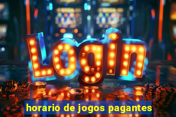 horario de jogos pagantes
